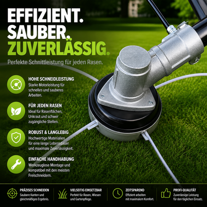 🌿🔧 Aluminium-Trimmerkopf für Rasentrimmer & Freischneider – Universelle Passform, Robuste Konstruktion & Ideal Für Effizientes Mähen Und Unkrautentfernung 🏡