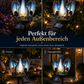 Solar Drachen Gartenfigur mit LED-Licht – Wetterfest, Automatisch & Kabellos
