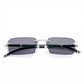 Rahmenlose, ultraleichte Lesebrille mit Diamantschliff