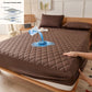 🛌✨ Wasserdichte Wattierte Matratzenauflage & Kissenbezüge Set – Atmungsaktiv, pflegeleicht & allergenarm 💦