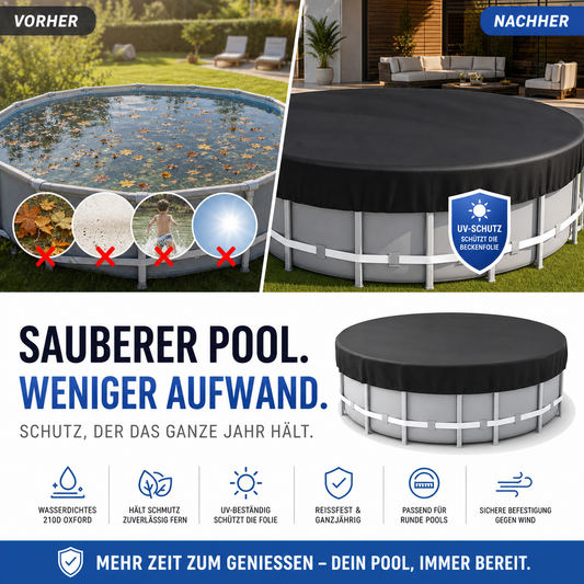 210D Oxford – wasserdichte Abdeckung für Aufstellpools