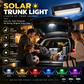 Solar LED trunk lighting for cars – Automatic sensor, wireless, 6 colors, for SUVs and vehicles