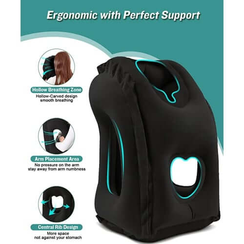 💤 Inflatable Travel Pillow – Ergonomic & portable comfort ✨