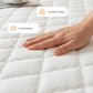 🛌✨ Wasserdichte Wattierte Matratzenauflage & Kissenbezüge Set – Atmungsaktiv, pflegeleicht & allergenarm 💦