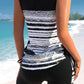 🏖️ Sommer-Sale 43% Rabatt 🏝️🩱Zweiteiliger Tankini– hochtailliert mit Bandeau-Top – perfekt für den Strand👙