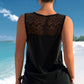 🏖️ Sommer-Sale 43% Rabatt 🏝️🩱Zweiteiliger Tankini– hochtailliert mit Bandeau-Top – perfekt für den Strand👙