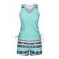 🏖️ Sommer-Sale 43% Rabatt 🏝️🩱Zweiteiliger Tankini– hochtailliert mit Bandeau-Top – perfekt für den Strand👙