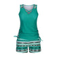🏖️ Sommer-Sale 43% Rabatt 🏝️🩱Zweiteiliger Tankini– hochtailliert mit Bandeau-Top – perfekt für den Strand👙