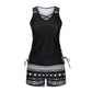🏖️ Sommer-Sale 43% Rabatt 🏝️🩱Zweiteiliger Tankini– hochtailliert mit Bandeau-Top – perfekt für den Strand👙