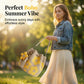 🌻 Handgefertigte Häkeltasche mit Blumenmuster – leichte Baumwollmischung, geräumig & boho – perfekt für Sommer & Strand