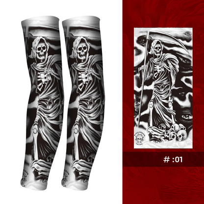Sonnenschutz- und atmungsaktive Kühlmanschette für Tattoos