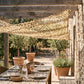Verstärktes Tarnnetz für Terrassenpergola und Pavillon