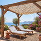 Verstärktes Tarnnetz für Terrassenpergola und Pavillon