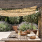Verstärktes Tarnnetz für Terrassenpergola und Pavillon