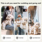 🐶 LIMITED‑TIME 50% OFF! 🐾 Portable Breathable Pet Carrier Sling & Backpack – Spine Support & Multi-Way Comfort 🐕