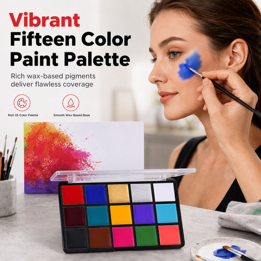 🔥Hot Sale 50% OFF🔥15 Colors Oil Based Face and Body Paint Palette