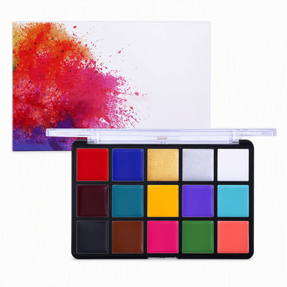 🔥Hot Sale 50% OFF🔥15 Colors Oil Based Face and Body Paint Palette