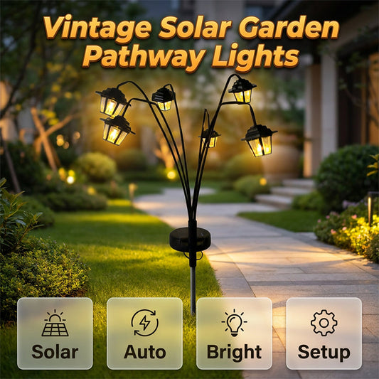 🔥Hot Sale 50% OFF🔥 Solar Swaying Pathway Stake Lights