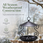 🐦 Covered Hanging Bird Feeder – Keep Bird Seed Drier Outdoors