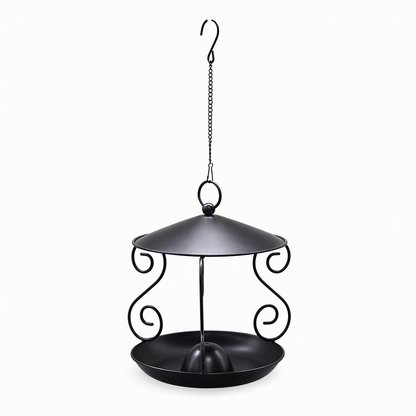 🐦 Covered Hanging Bird Feeder – Keep Bird Seed Drier Outdoors
